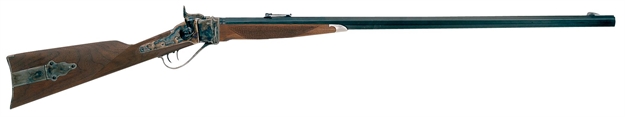 Picture of Taylors & Company 220012 1874 Down Under 45-70 Gov Caliber With 1Rd Capacity, 32" Blued Barrel, Color Case Hardened Metal Finish & Oiled Walnut Stock Right Hand (Full Size) 138CABLU