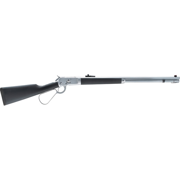 Picture of Taylors & Company 220081 1892 Alaskan Take-Down 44 Rem Mag Caliber With 7+1 Capacity, 16" Barrel, Matte Chrome Metal Finish & Softtouch Black Synthetic Stock Right Hand (Full Size) 920.311 839665008836