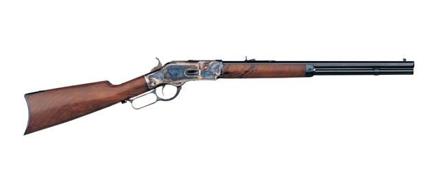 Picture of Taylors & Company 550172De 1873 Taylor Tuned 45 Colt (Lc) 10+1 20" Walnut Fixed Pistol Grip Stock Color Case Hardened Right Hand 200EDE