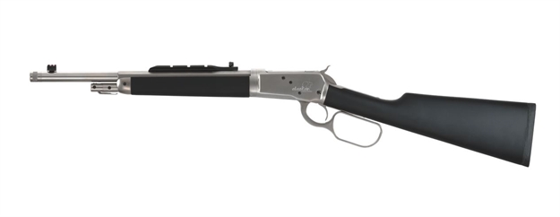 Picture of Taylors & Company 220097 1892 Alaskan Take-Down 44 Rem Mag Caliber With 5+1 Capacity, 16.50" Barrel, Matte Chrome Metal Finish & Softtouch Black Synthetic Stock Right Hand (Full Size) 920402 810012511582
