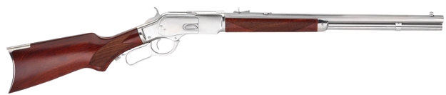 Picture of Taylors & Company 550247 1873  357 Mag Caliber With 10+1 Capacity, 20" Barrel, Silver Metal Finish & Walnut Fixed Pistol Grip Stock Right Hand (Full Size) 213W03 839665002353