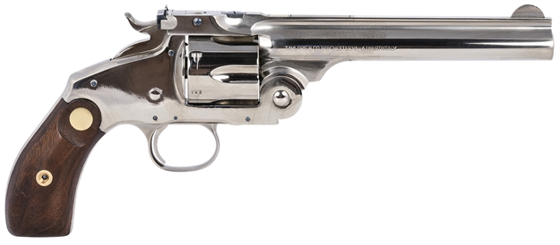 Picture of Taylors & Company 8651N04 Frontier  45 Colt (Lc) 6Rd 6.50" Nickel Walnut Grip