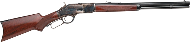 Picture of Taylors & Company 550181 1873 Taylor's Trapper Lever Action 357 Mag Caliber With 10+1 Capacity, 18" Blued Octagon Barrel, Color Case Hardened Metal Finish & Walnut Stock Right Hand (Full Size) 2012
