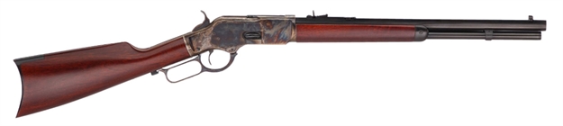 Picture of Taylors & Company 550172De 1873 Taylor Tuned 45 Colt (Lc) 10+1 20" Walnut Fixed Pistol Grip Stock Color Case Hardened Right Hand 200EDE 810012511377