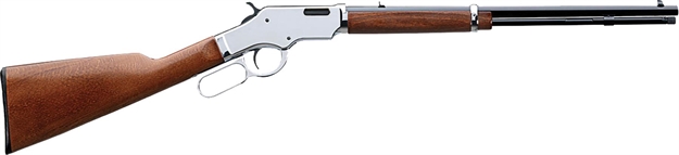 Picture of Taylors & Company 550223 Uberti Scout 22 LR Caliber With 14+1 Capacity, 19" Blued Barrel, Chrome-Plated Metal Finish & Walnut Stock Right Hand (Full Size) 2045