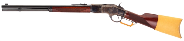 Picture of Taylors & Company 550239Com 1873 Comanchero 357 Mag Caliber With 10+1 Capacity, 18" Blued Barrel, Color Case Hardened Metal Finish & Walnut Straight Stock Right Hand (Full Size) 2052COM