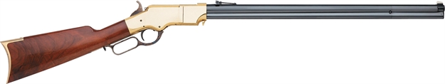 Picture of Taylors & Company 550252 1860 Uberti Full Size 44-40 Win 13+1 24.25" Blued Octagon Barrel, Brass Receiver, Walnut Fixed Stock, Right Hand 239