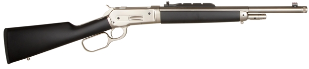 Picture of Taylors & Company 220090 1886 Ridge Runner Take Down 45-70 Gov Caliber With 4+1 Capacity, 18.50" Barrel, Matte Chrome Metal Finish & Softtouch Black Synthetic Stock Right Hand (Full Size) 920356 839665003213