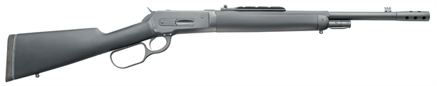 Picture of Taylors & Company 220091 1886 Ridge Runner Take Down 45-70 Gov Caliber With 4+1 Capacity, 18.50" Barrel, Blued Metal Finish & Softtouch Black Synthetic Stock Right Hand (Full Size) 920363