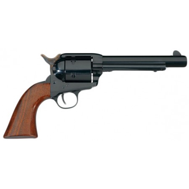 Picture of Taylors & Company 550428 1873 Cattleman 44 Rem Mag Caliber With 6" Barrel, 6Rd Capacity Cylinder, Overall Blued Finish Steel & Walnut Army Size Grip 0394 839665003923