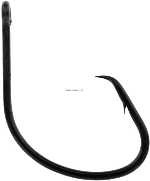 Picture of Team Catfish Double Action Circle Hook, Size 1/0, Needle Point, Wide Gap, Ringed Eye, Black Nickel, 6 Per Pack