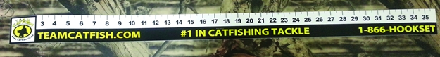 Picture of Team Catfish Heavy Duty Vinyl Decal Fish Ruler 36"
