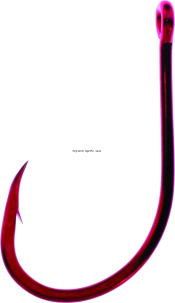 Picture of Team Catfish Jack Hammer J-Wide Hook, Size 6/0, Needle Point, Standard Wire, Offset, Live Bait, Ringed Eye, Black Nickel, 4 Per Pack