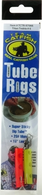 Picture of Team Catfish Titan Treble Dip Tube Rig SZ 6, 2 Rigs Per Pack