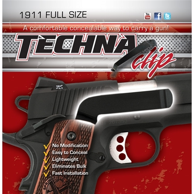 Picture of Techna Clip Clip Handgun Retention Clip Colt 1911&Commander Right COMBR
