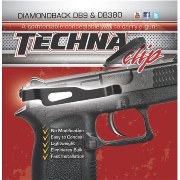 Picture of Techna Clip Clip Handgun Retention Clip Diamondback Db380/Db9 RS DBBR 853828006095