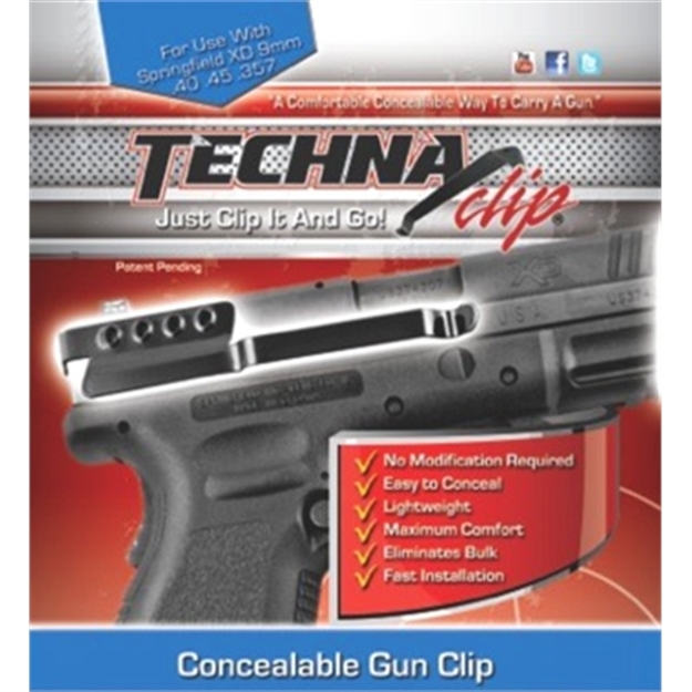 Picture of Techna Clip Springfield XD RH Blk