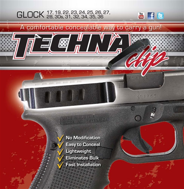 Picture of Techna Clips Clip Handgun Retention Clip For Glock 202121Sf29+ GLOCK10