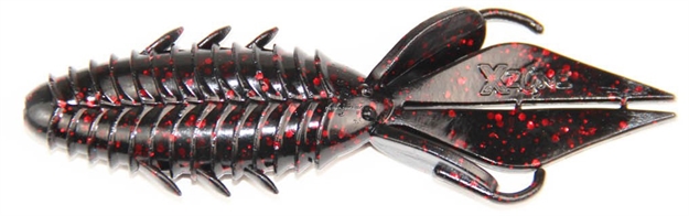 Picture of Teckel 4" Adrenaline Bug, Black Red Flake