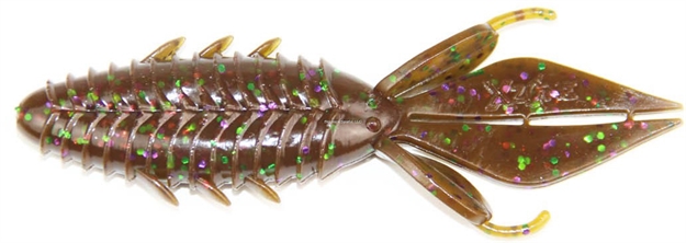 Picture of Teckel 4" Adrenaline Bug, Green Pumpkin Purple Green