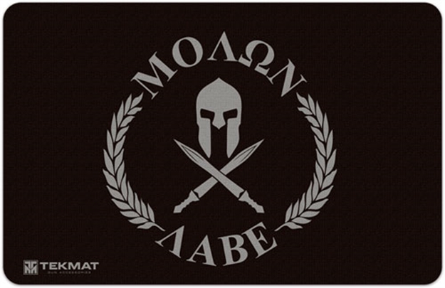 Picture of Tekmat Armorers Bench Mat 11"X17" Molon Labe Flag 17-MOLONLABE 612409970923