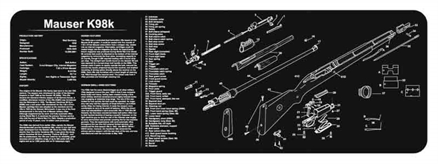 Picture of Tekmat Armorers Bench Mat 12"X36" Mauser K98
