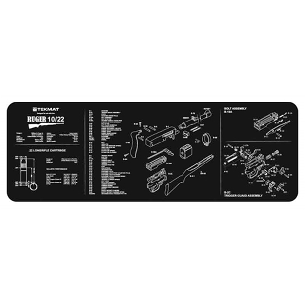 Picture of Tekmat Armorers Bench Mat 12"X36" Ruger 10/22 36-1022 804879222859