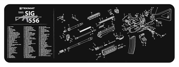 Picture of Tekmat Armorers Bench Mat 12"X36" Sig Sauer 556