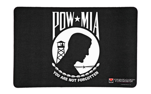 Picture of Tekmat Pistol Mat Pow Mia Blk R17-POWMIA