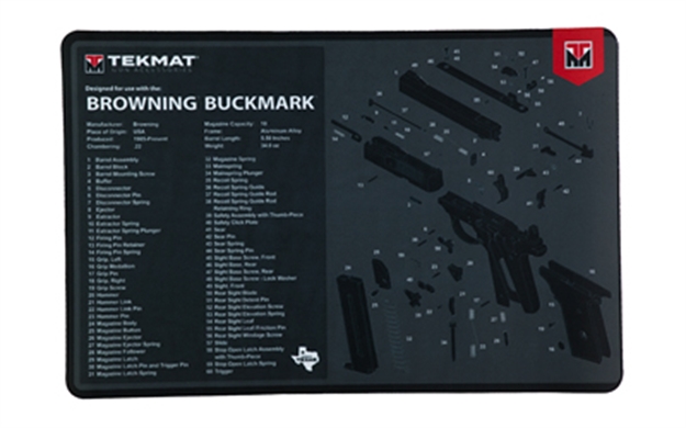 Picture of Tekmat Pstl Mat For Browning BM Blk TEK-R17-BROWNING-BM