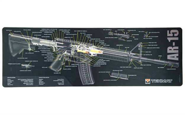 Picture of Tekmat Rifle DS Mat Ar15 Blk/Gry