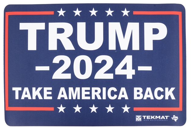 Picture of  Tekmat Tekr17trump2024 Trump 2024 Take Back America Red/White/Blue Rubber 11" X 17" 888151040706