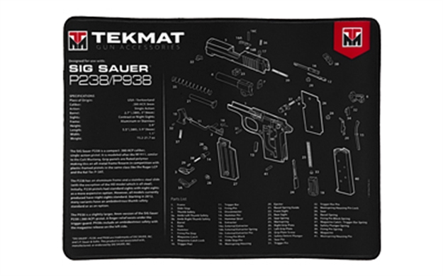 Picture of Tekmat Ultra Pstl Mat Sig P238 TEKR20SIGP238