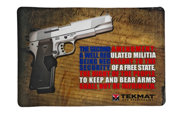 Picture of Tekmat Armorers Bench Mat 11"X17" 2Nd Ammendment 17-2AMEND