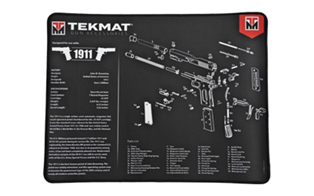 Picture of Tekmat Ultra Pstl Mat 1911 Blk R20-1911 612409971258