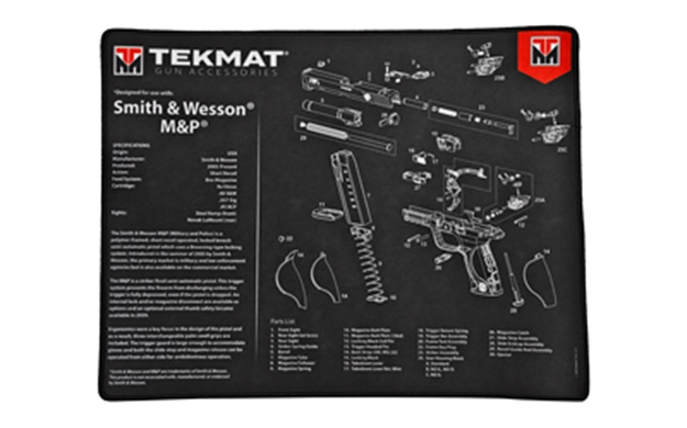 Picture of Tekmat Ultra Pstl Mat S&W M&P Blk R20-SW-MP 612409971326