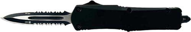 Picture of Templar Knife Knife Large Otf Black Rubber 3.5" Black Dagger Srrtd LBR431