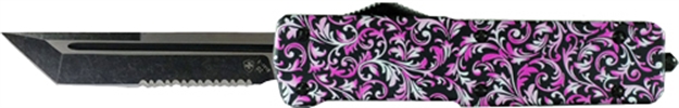 Picture of Templar Knife Knife Large Otf Pink 3.5" D2 Black Tanto Aluminum! LAPKF521