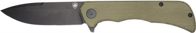 Picture of Templar Knife Knife Paladin Folder 3.27" Green Micarta Blk DP D2 PFMGN321 093674829329
