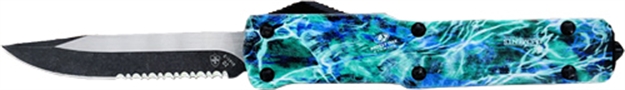 Picture of Templar Knife Knife Slim Otf MO Agua 3.1" Black DP D2 Serrated Alu! MAMOS621