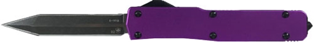Picture of Templar Knife Knife Slim Otf Purple 3.1" D2 Black Dagger Aluminum! MAAP121