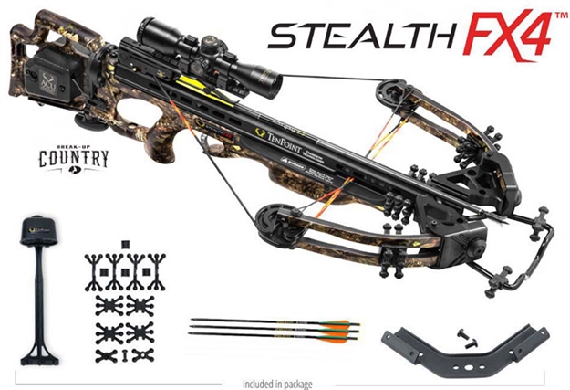 Picture of Ten Point Crossbow Kit Stealth Fx4 Acu Draw 370Fps Mobu<