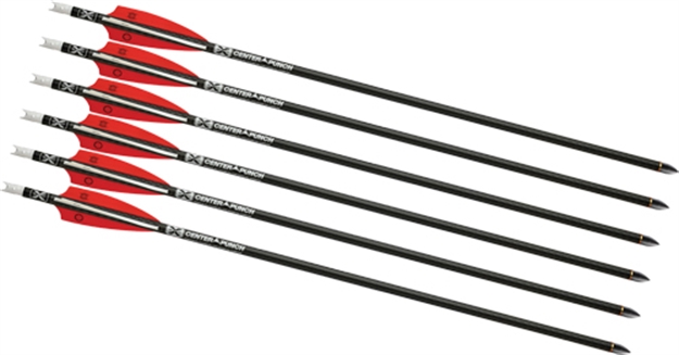 Picture of Ten Point Xbow Arrow 16" Evo-X Center Punch Alpha Nock 6Pk