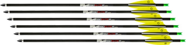 Picture of Ten Point Xbow Arrow Pro Elite 400 20" Carbon Alpha Nock 6Pk