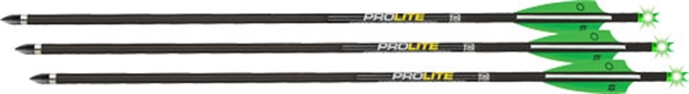 Picture of Ten Point Xbow Arrow Pro Lite 20" Carbon Alpha Brite Grn 3Pk