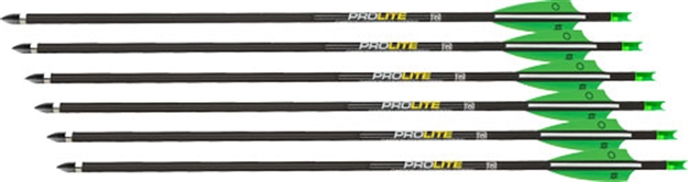 Picture of Ten Point Xbow Arrow Pro Lite 20" Carbon Alpha Nock 6Pk
