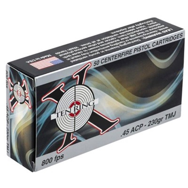 Picture of Ten X Ring Ammo X Ring Ammo .45Acp 230Gr. Fmj 50-Pack