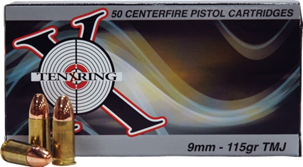 Picture of Ten X Ring Ammo X Ring Ammo 9Mm 115Gr. Fmj 50-Pack