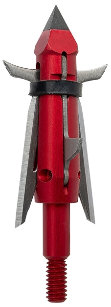 Picture of  Tenpoint Hea8043 Nemesis Broadhead Chisel Tip 420 Stainless Steel Blades Red 100Gr 3Pack