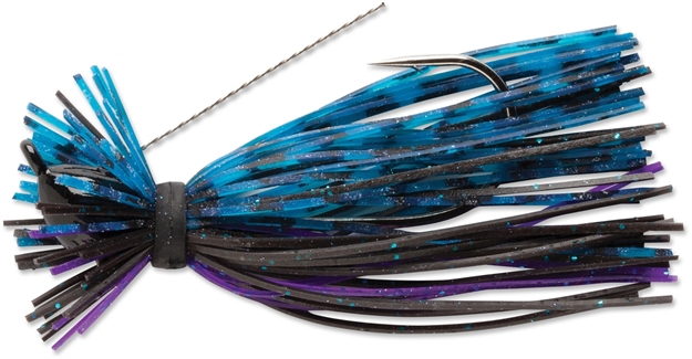 Picture of Terminator Lures Finesse Jig, Sinking, 3/16 Oz, Black Blue Purple